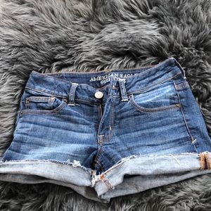 American Eagle  stretch jean shorts
